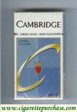 Cambridge Ultra Lights 100s cigarettes